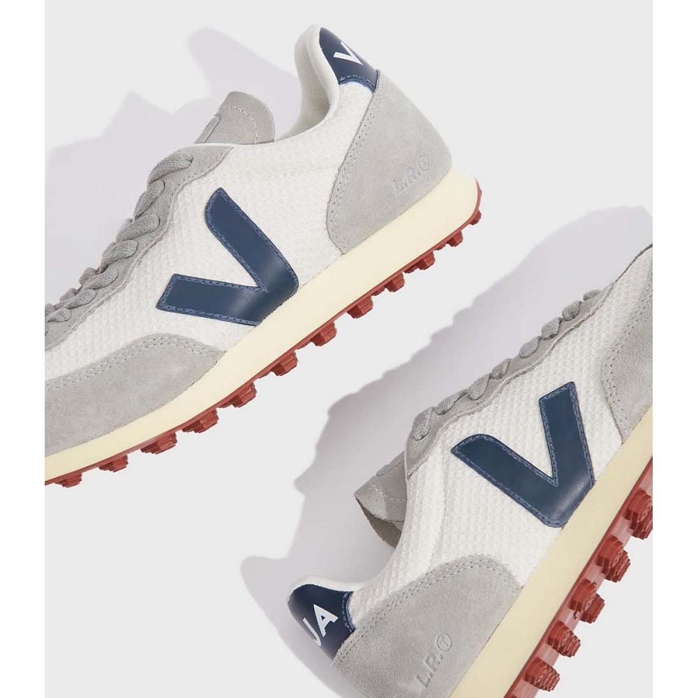 Men's Veja RIO BRANCO HEXAMESH Running Shoes Grey/Blue | ZA 167WNB